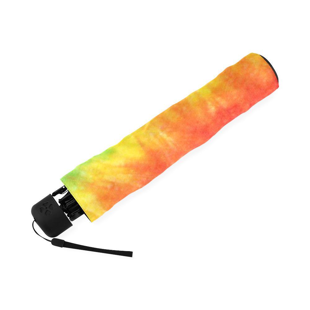 Pattern Print Tie Dye Print Foldable Umbrella-grizzshop