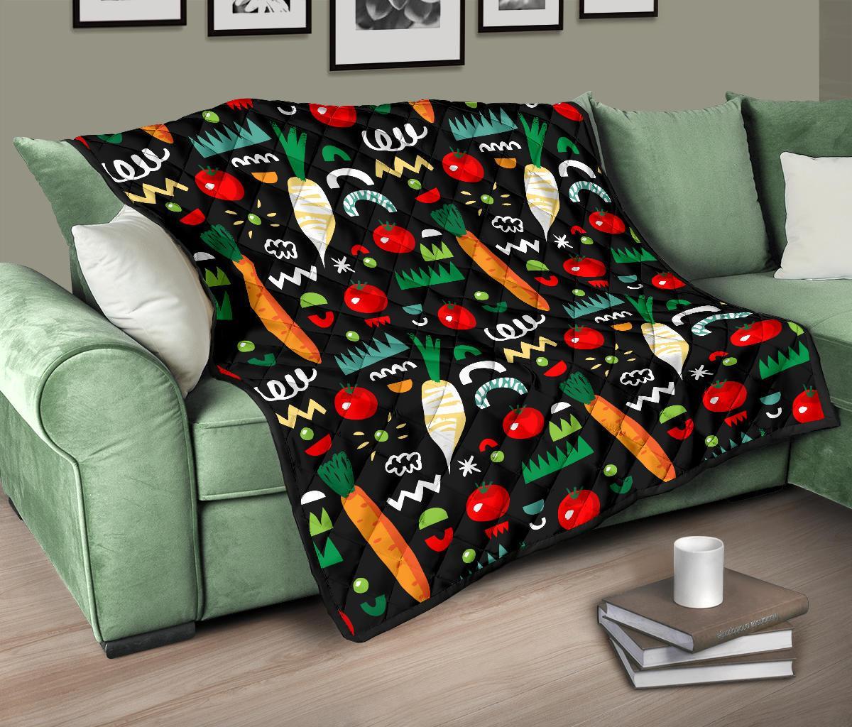 Pattern Print Vegan Quilt-grizzshop