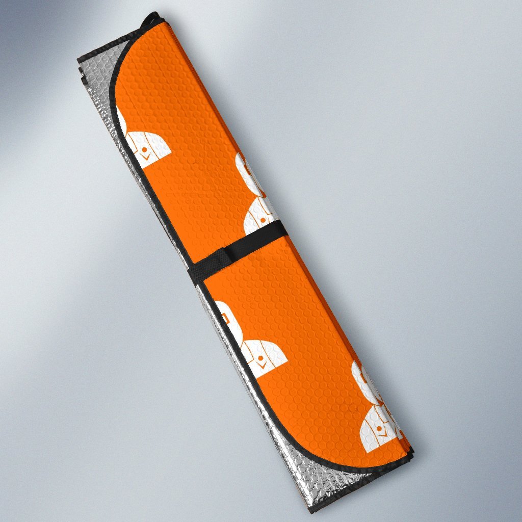 Pattern Print Welder Car Sun Shade-grizzshop