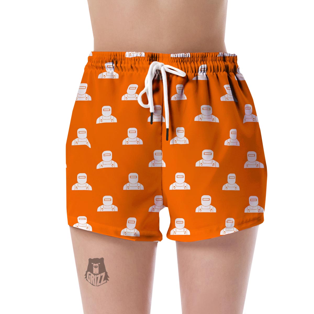 Pattern Print Welder Women's Shorts-grizzshop