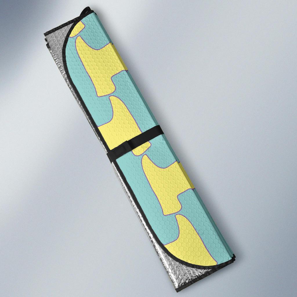 Pattern Print Westie Dog Car Sun Shade-grizzshop