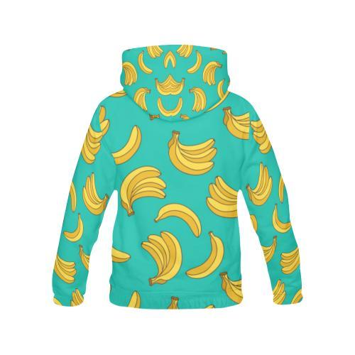Pattern Print Banana Men Pullover Hoodie-grizzshop