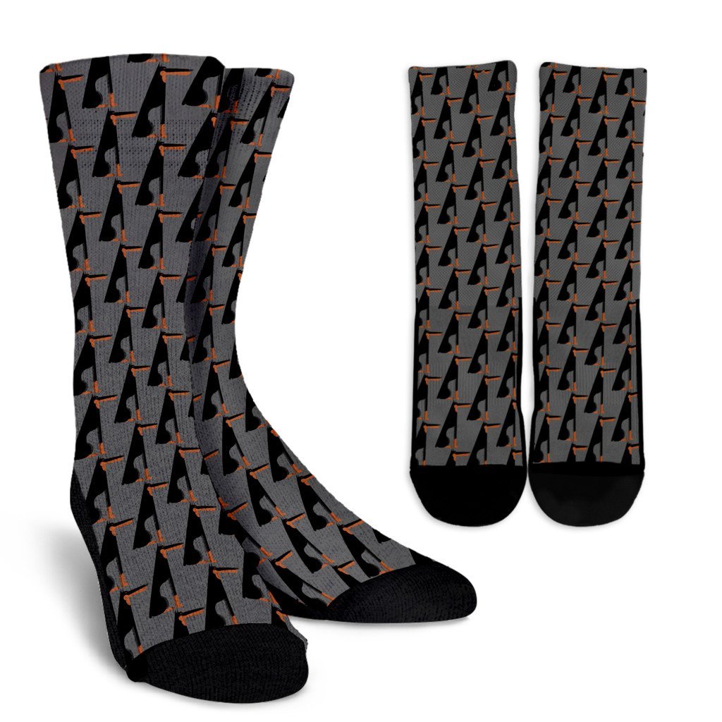 Pattern Print Doberman Dog Unisex Crew Socks-grizzshop