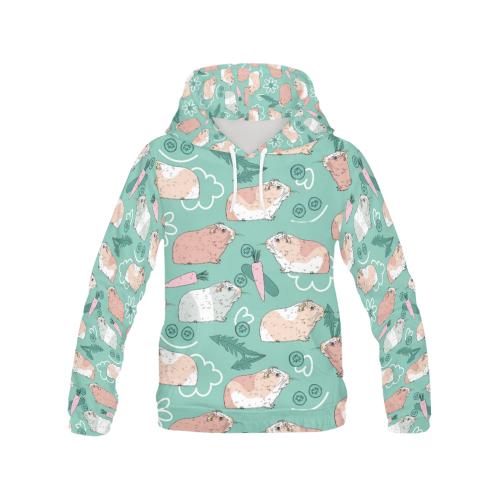 Pattern Print Guinea Pig Men Pullover Hoodie-grizzshop