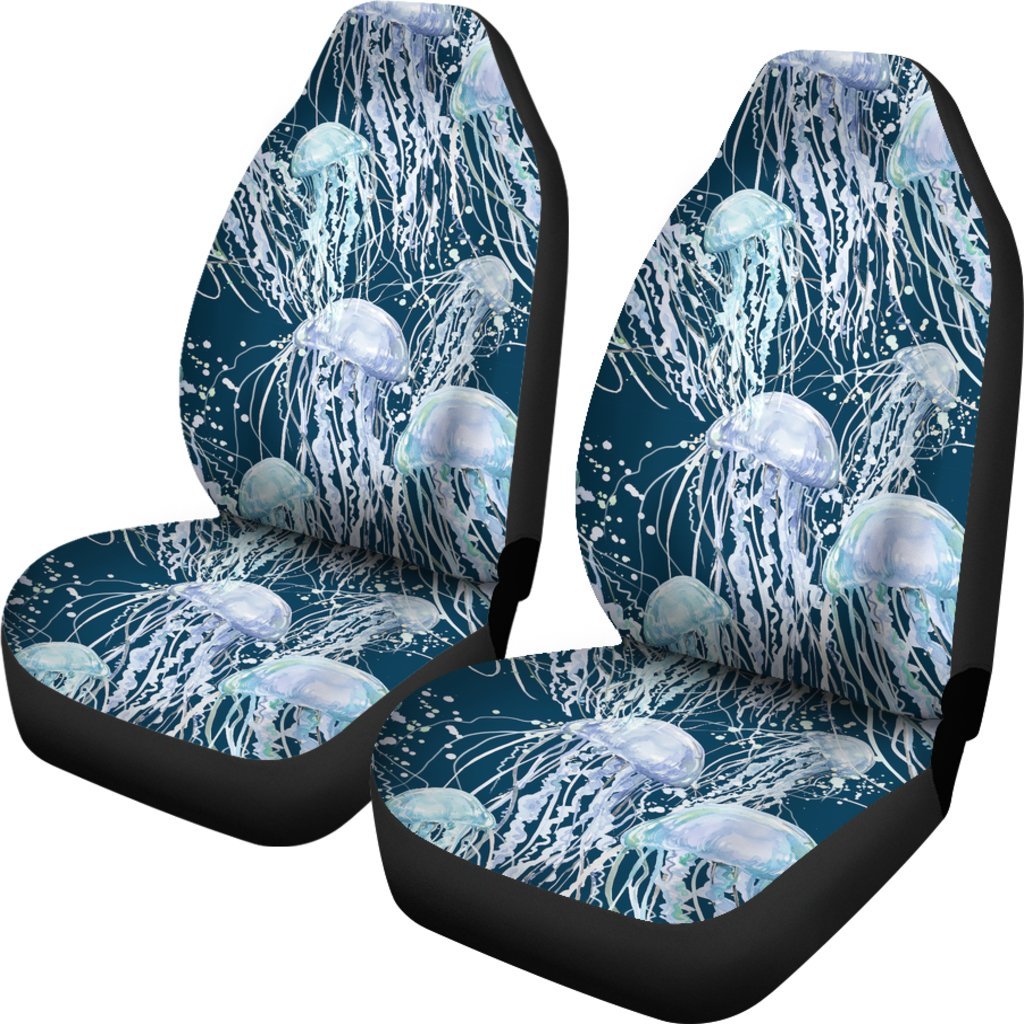 Pattern Print Jellyfish Universal Fit Car Seat Cover-grizzshop