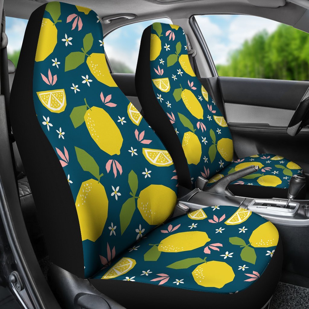 Pattern Print Lemon Universal Fit Car Seat Cover-grizzshop