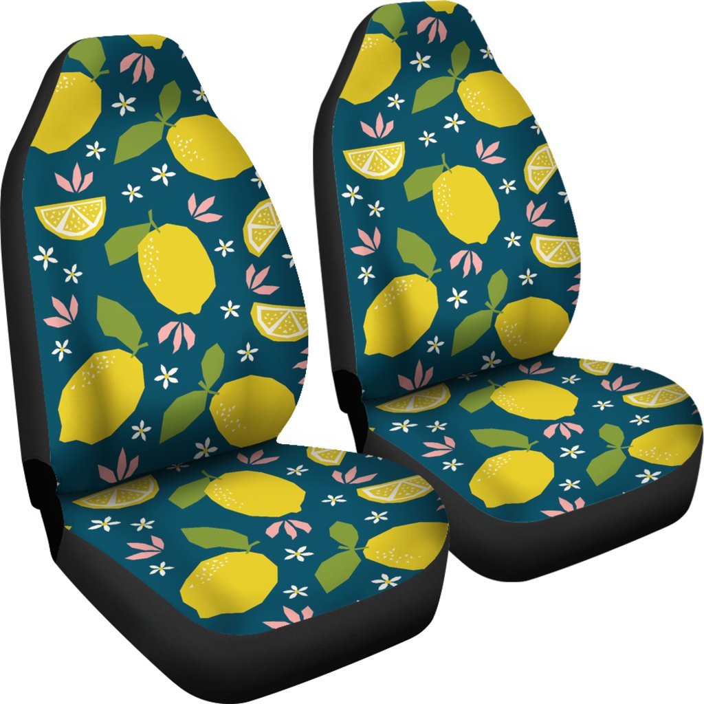 Pattern Print Lemon Universal Fit Car Seat Cover-grizzshop