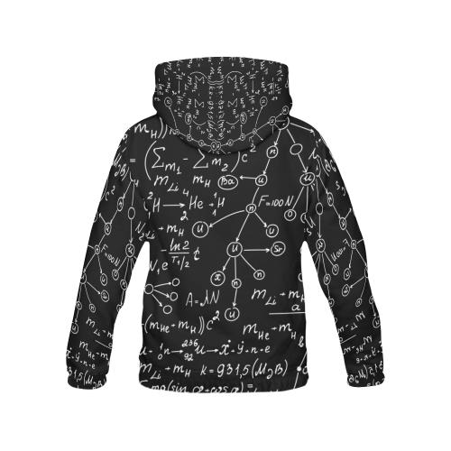 Pattern Print Math Men Pullover Hoodie-grizzshop