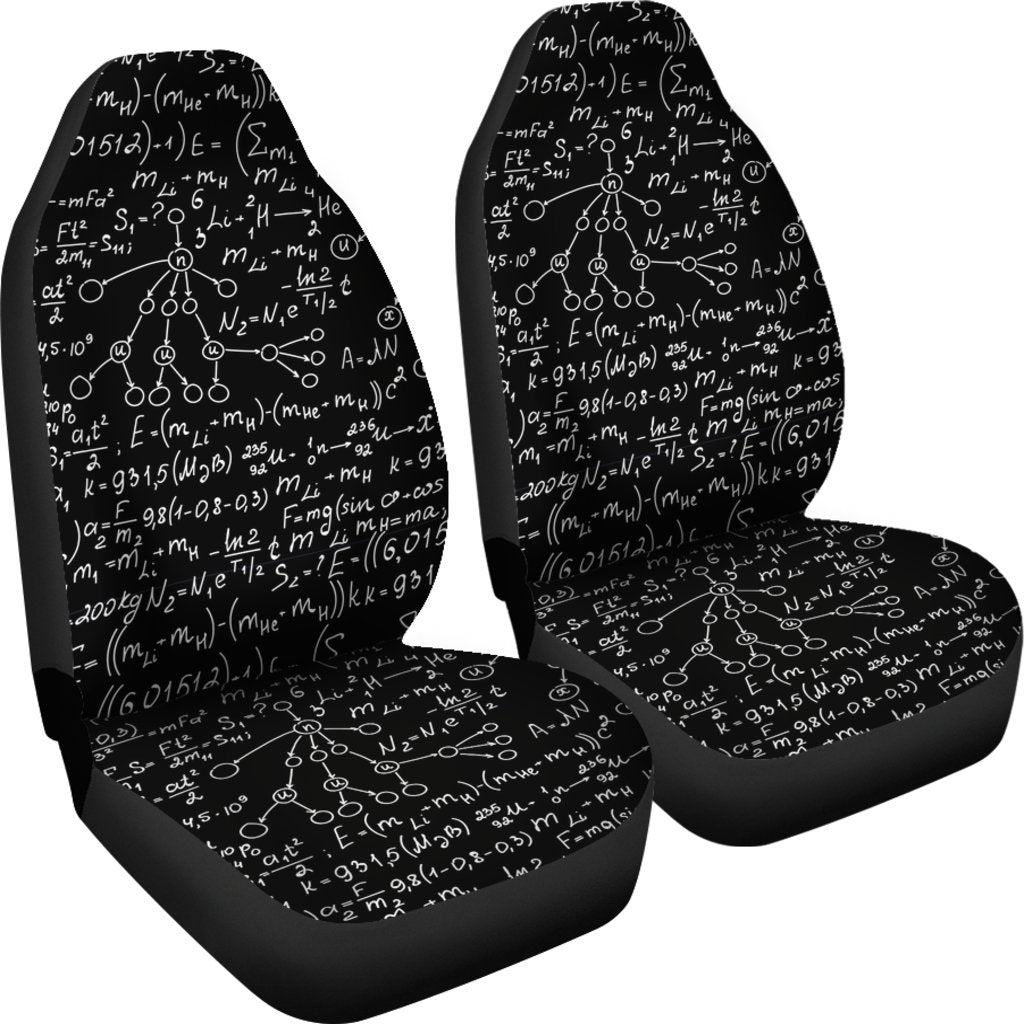 Pattern Print Math Universal Fit Car Seat Cover-grizzshop