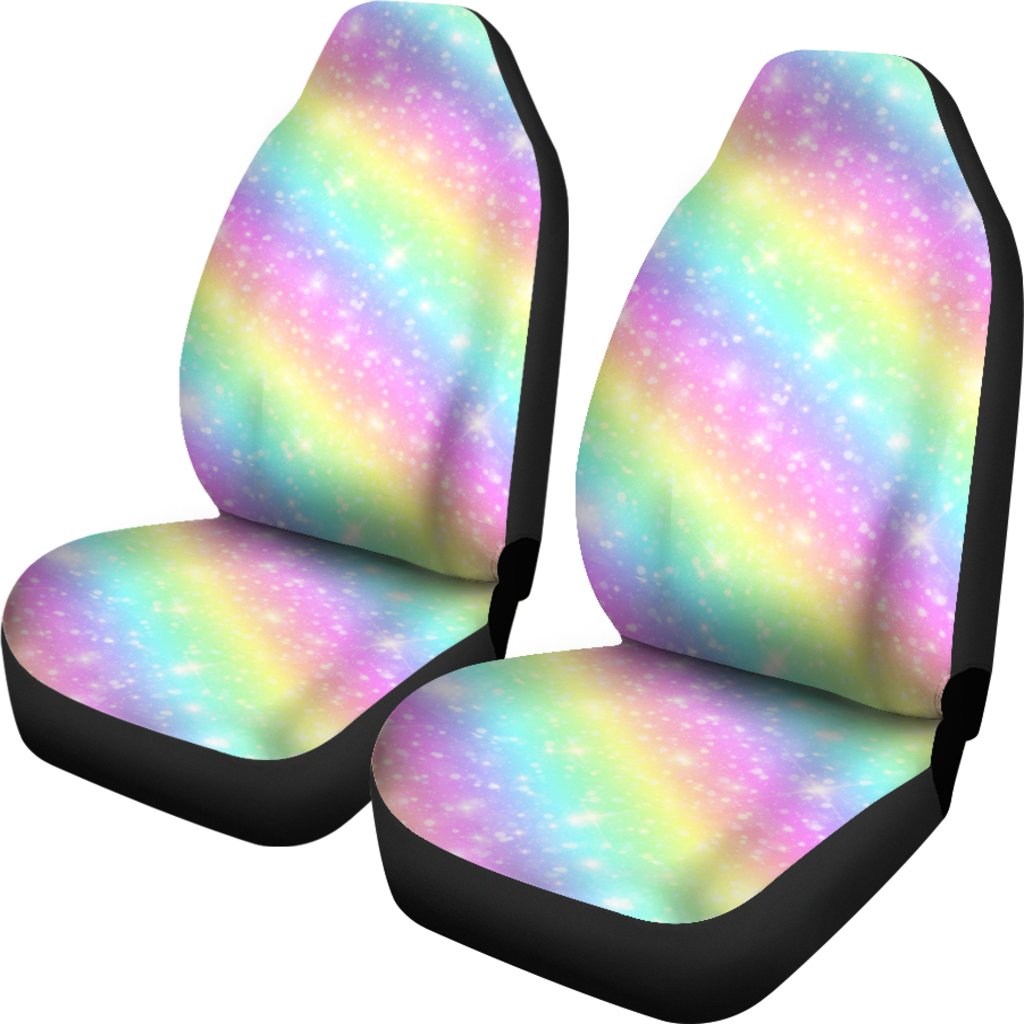 Pattern Print Rainbow Colorful Universal Fit Car Seat Cover-grizzshop