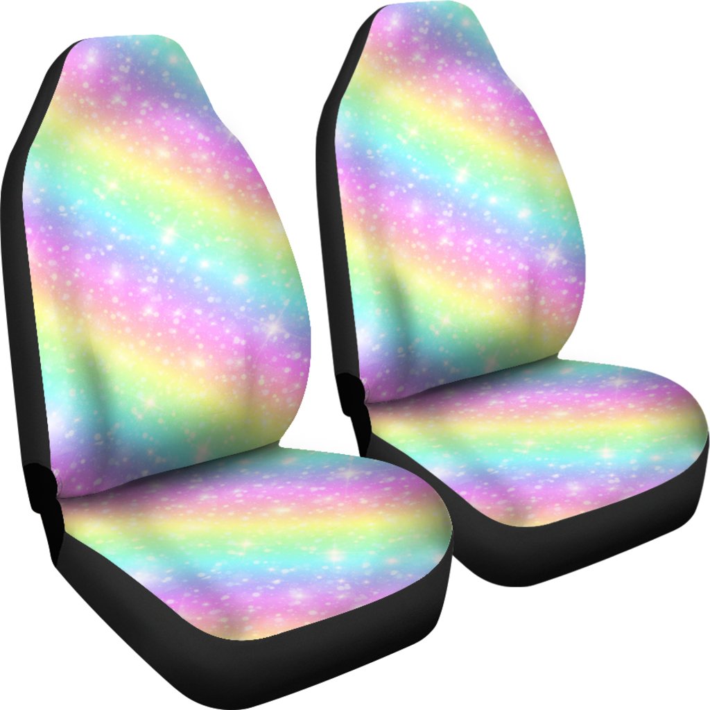 Pattern Print Rainbow Colorful Universal Fit Car Seat Cover-grizzshop