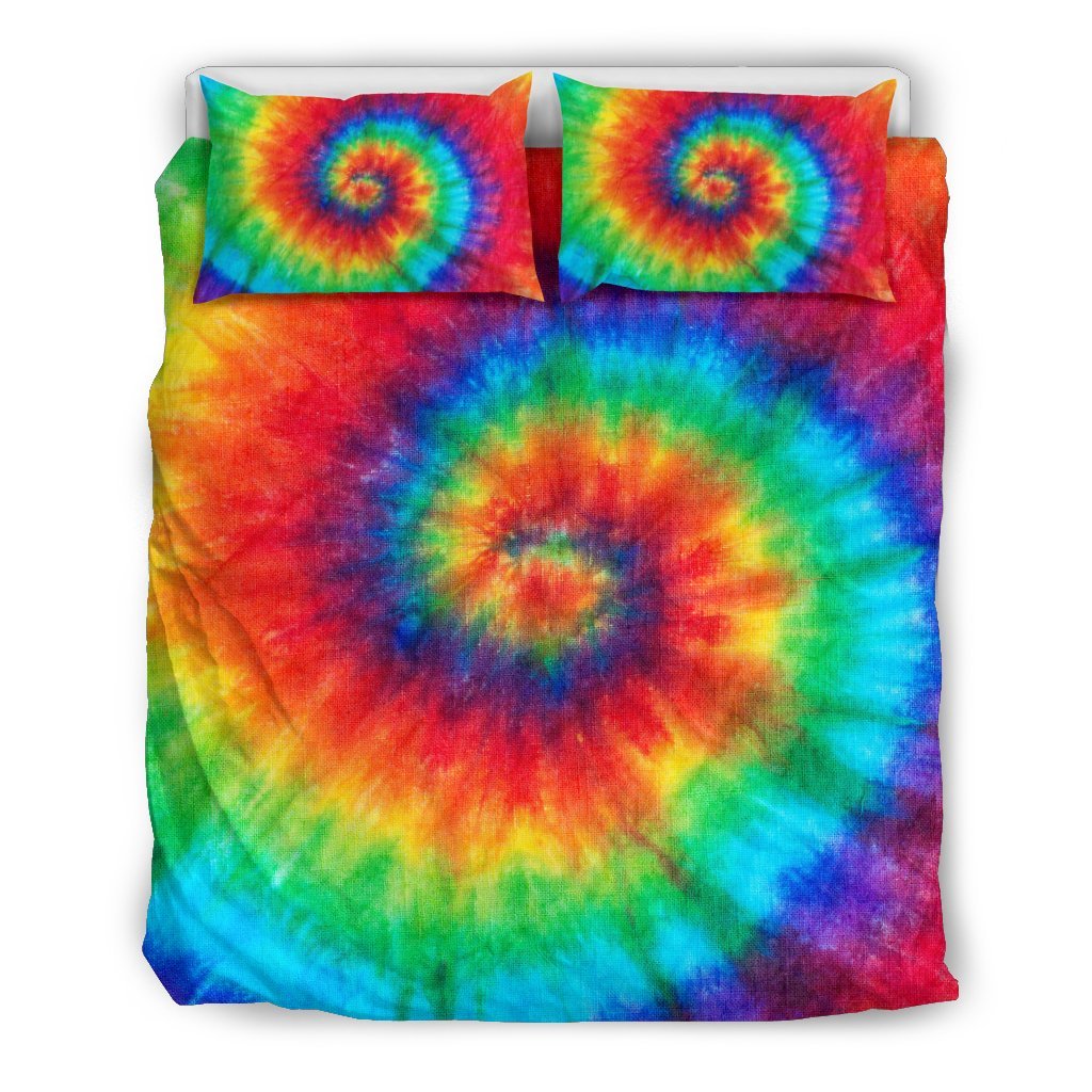 Pattern Print Tie Dye Duvet Cover Bedding Set-grizzshop