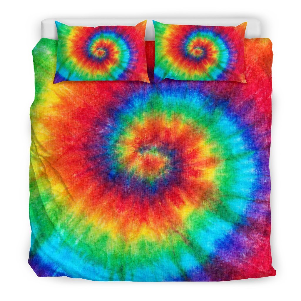 Pattern Print Tie Dye Duvet Cover Bedding Set-grizzshop