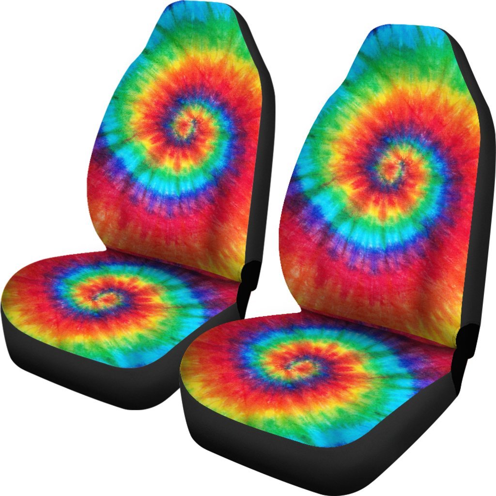 Pattern Print Tie Dye Universal Fit Car Seat Cover-grizzshop