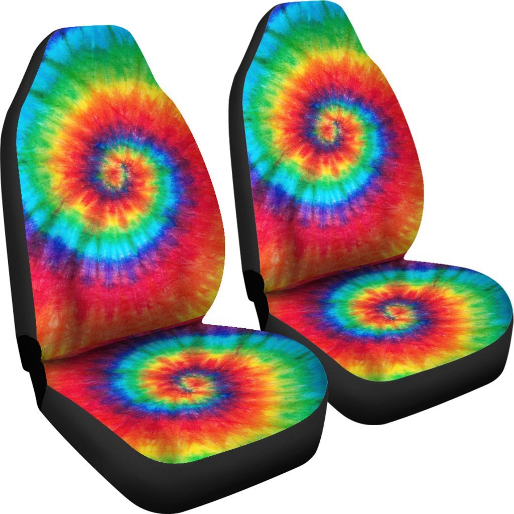 Pattern Print Tie Dye Universal Fit Car Seat Cover-grizzshop