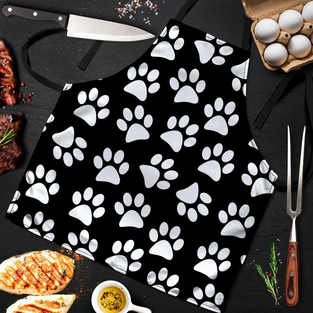 Paw Print Men's Apron-grizzshop