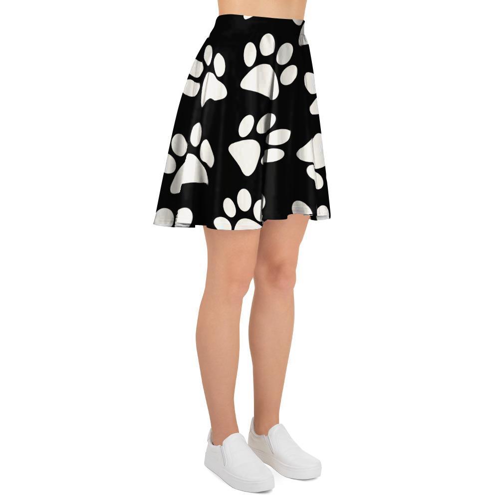 Paw Print Women's Skirt-grizzshop