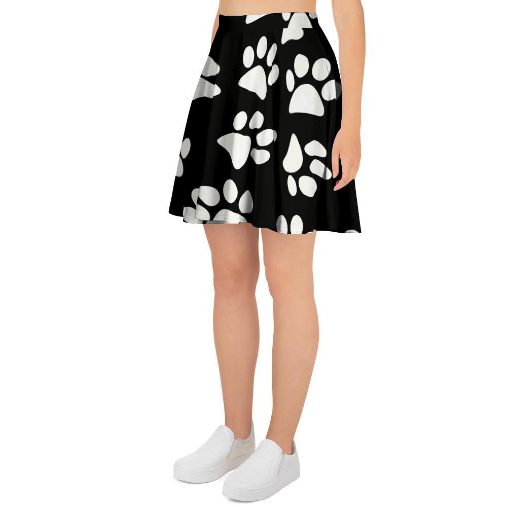 Paw Print Women's Skirt-grizzshop