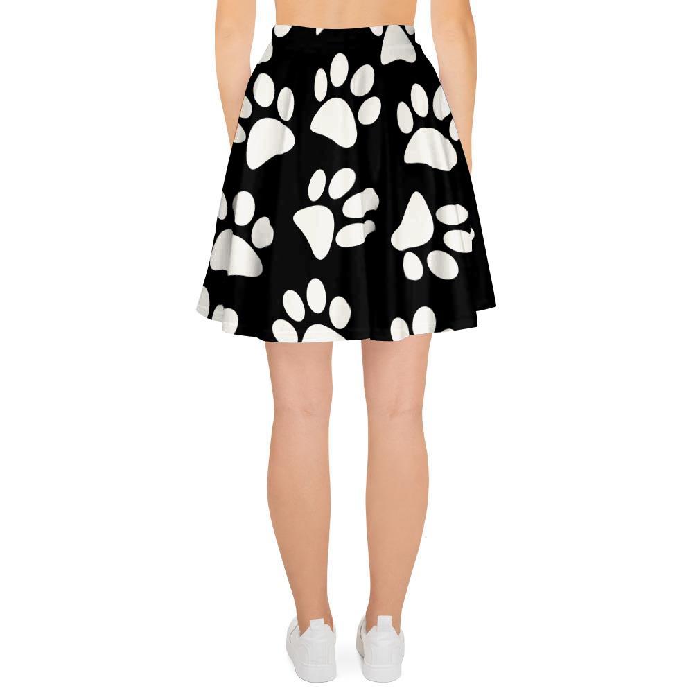 Paw Print Women's Skirt-grizzshop
