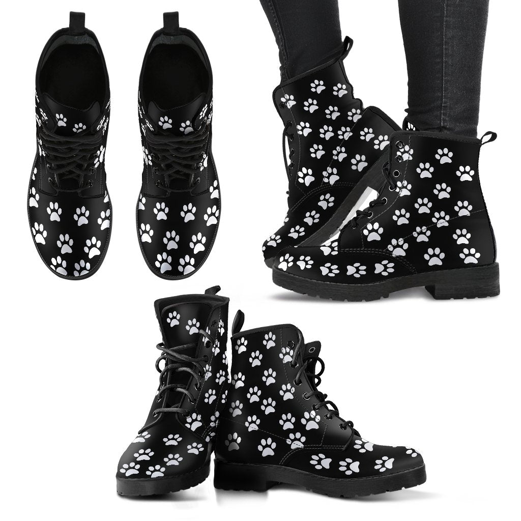 Paw Prints Women's Boots-grizzshop