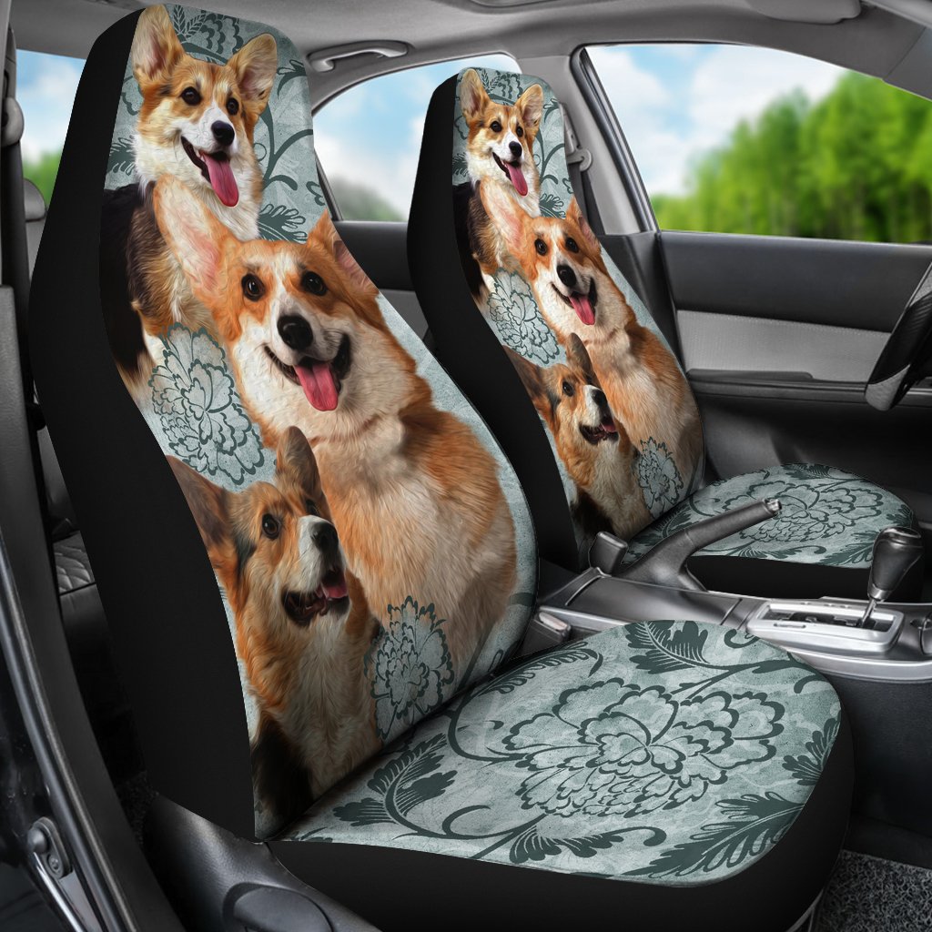 Pembroke Welsh Corgi Universal Fit Car Seat Covers-grizzshop