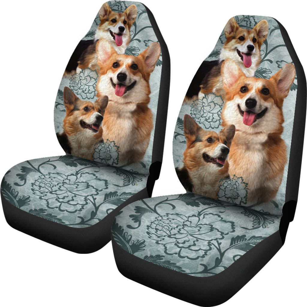 Pembroke Welsh Corgi Universal Fit Car Seat Covers-grizzshop