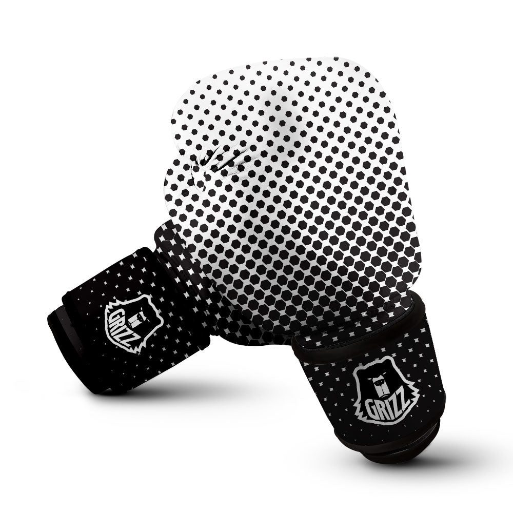 Pentagon Halftone Print Boxing Gloves-grizzshop