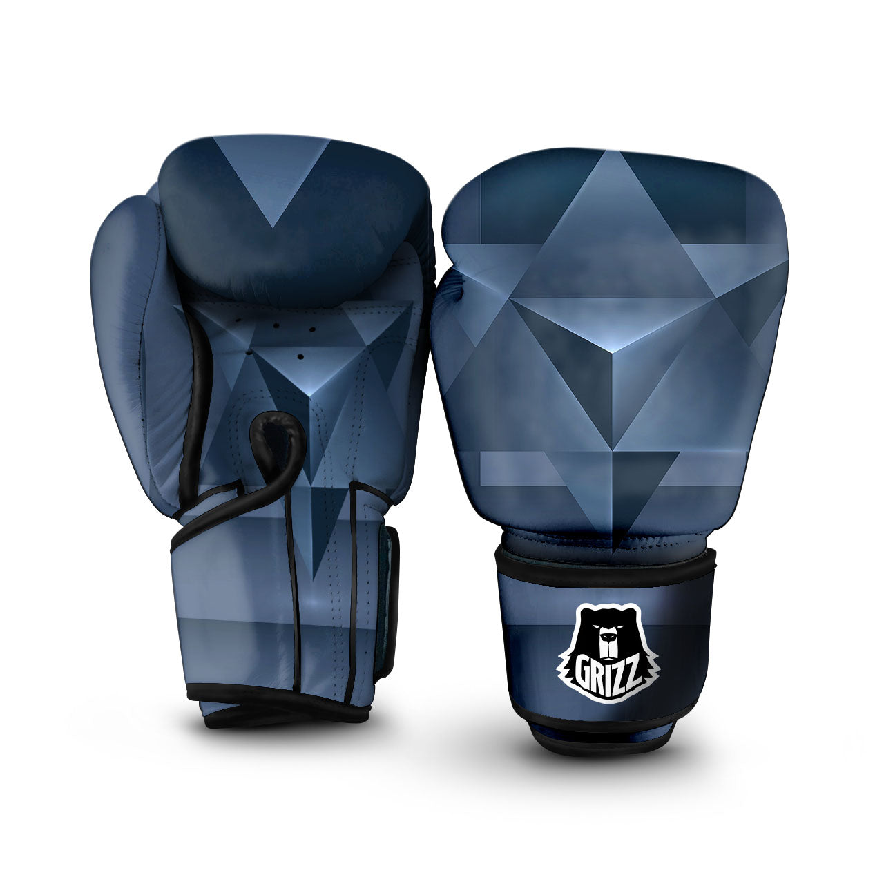 Pentagram Geometric Inverted Print Boxing Gloves-grizzshop