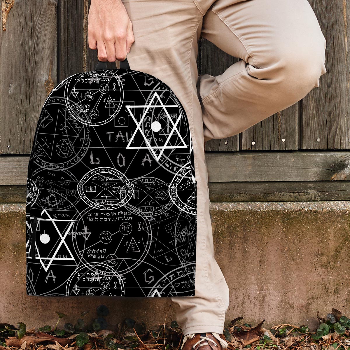 Pentagram Gothic Witch Backpack-grizzshop