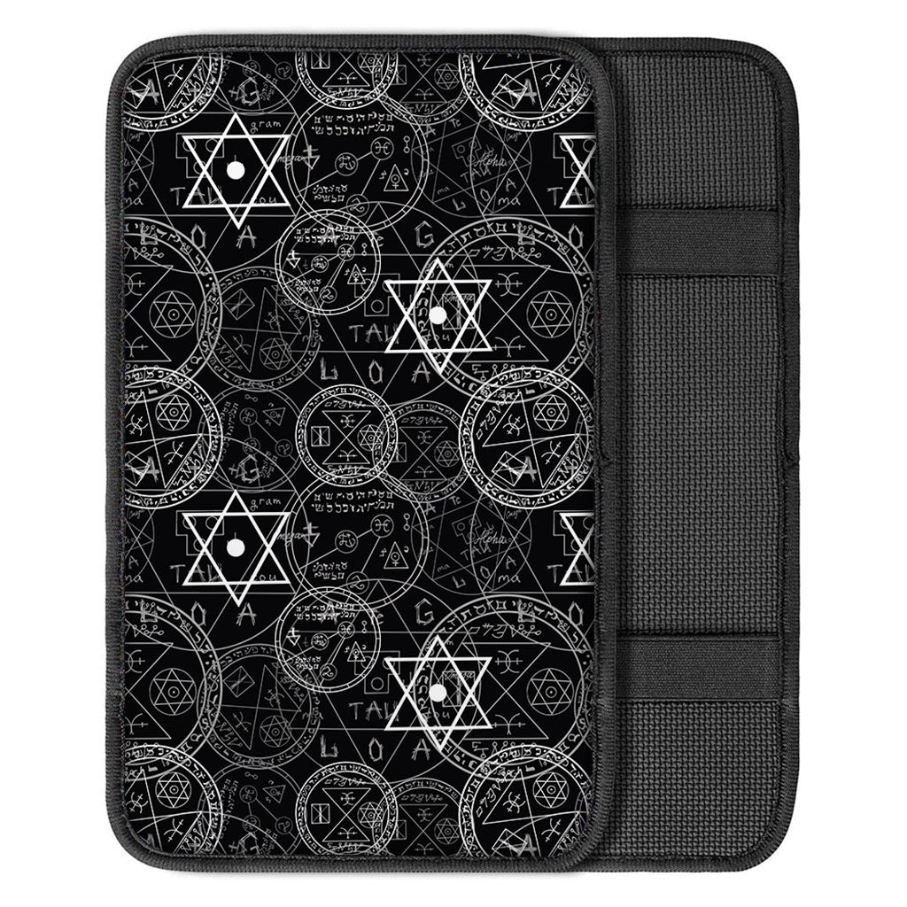Pentagram Gothic Witch Car Console Cover-grizzshop