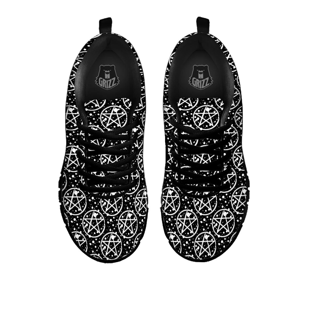 Pentagram Pentagram Magic Pattern Black Sneaker-grizzshop