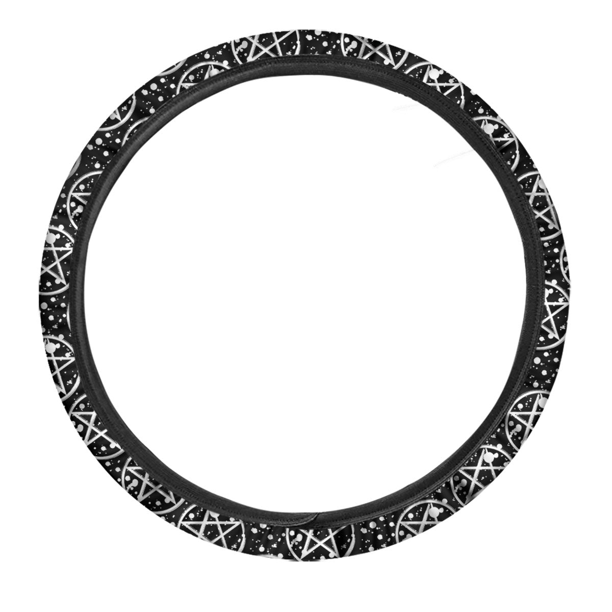 Pentagram Pentagram Magic Pattern Car Steering Wheel Cover-grizzshop