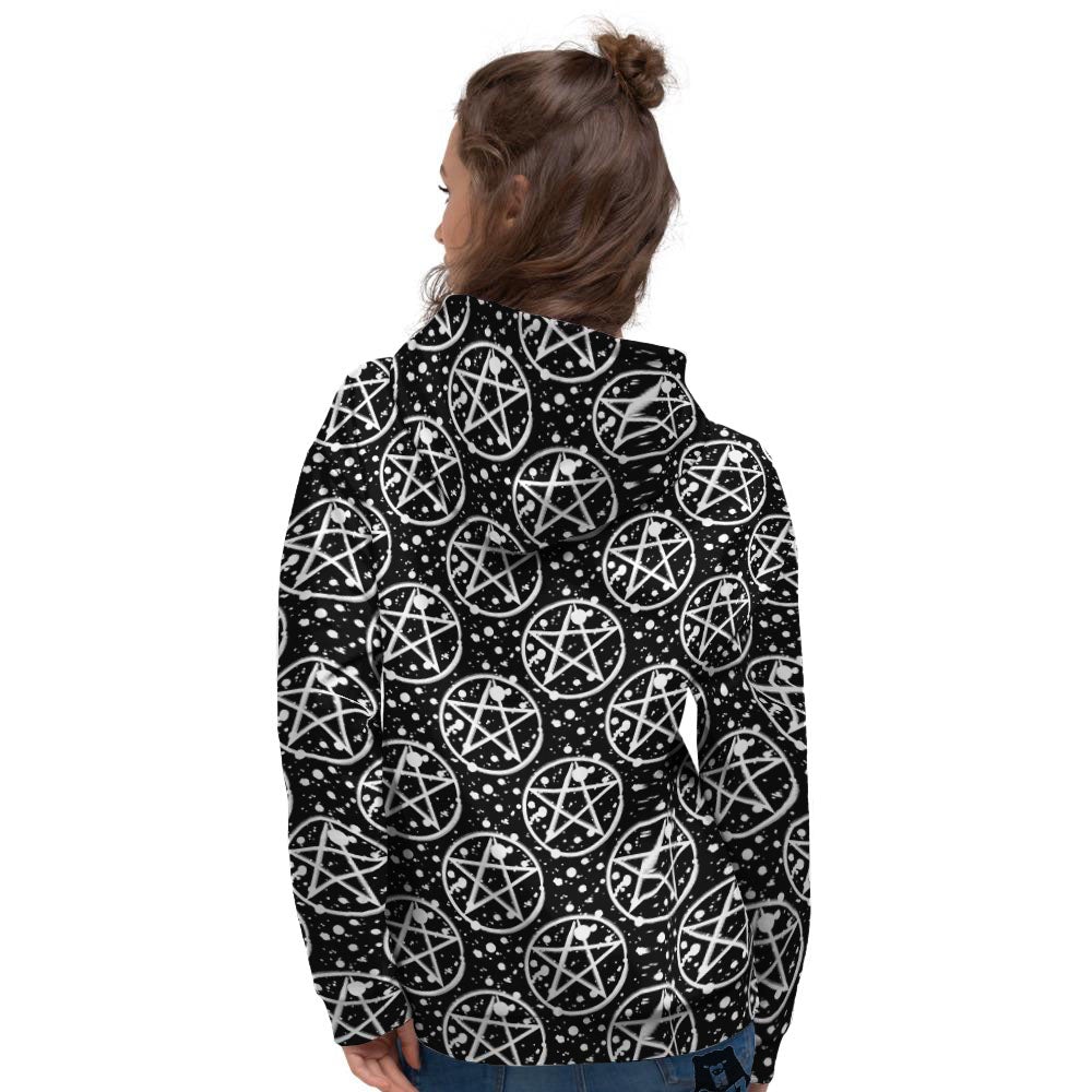 Pentagram Pentagram Magic Pattern Women's Hoodie-grizzshop