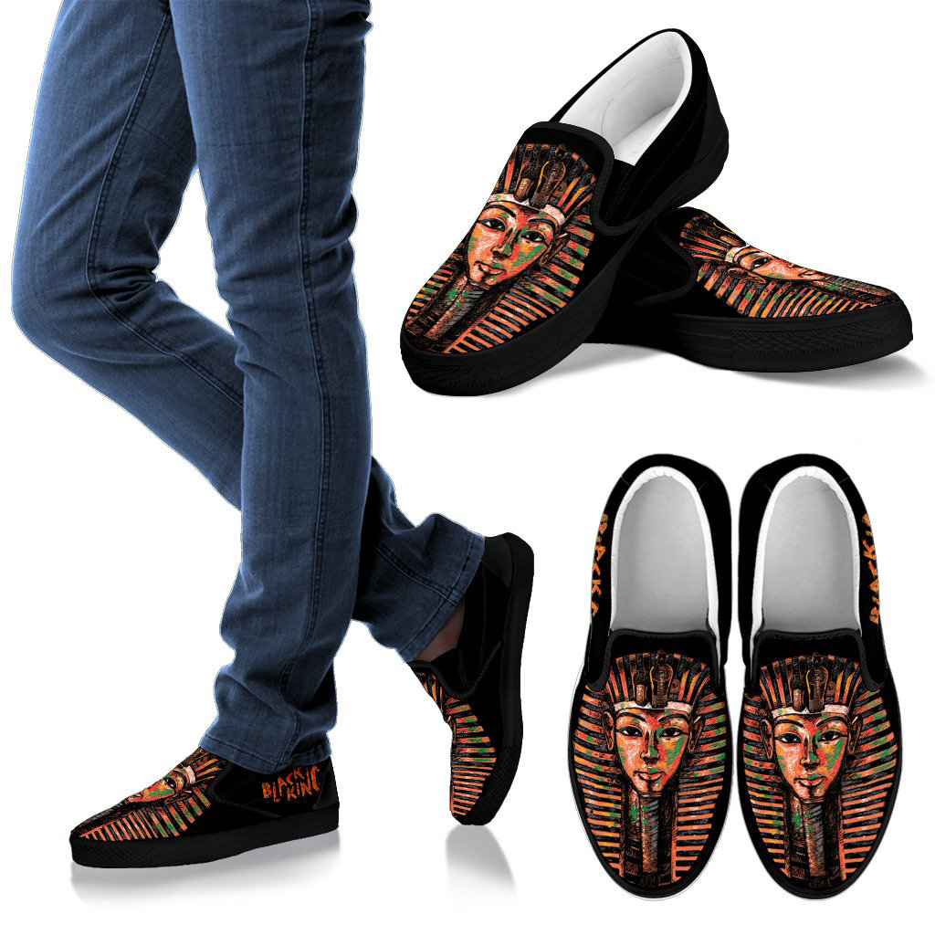 Pharaoh King Women's Slip On Sneakers-grizzshop