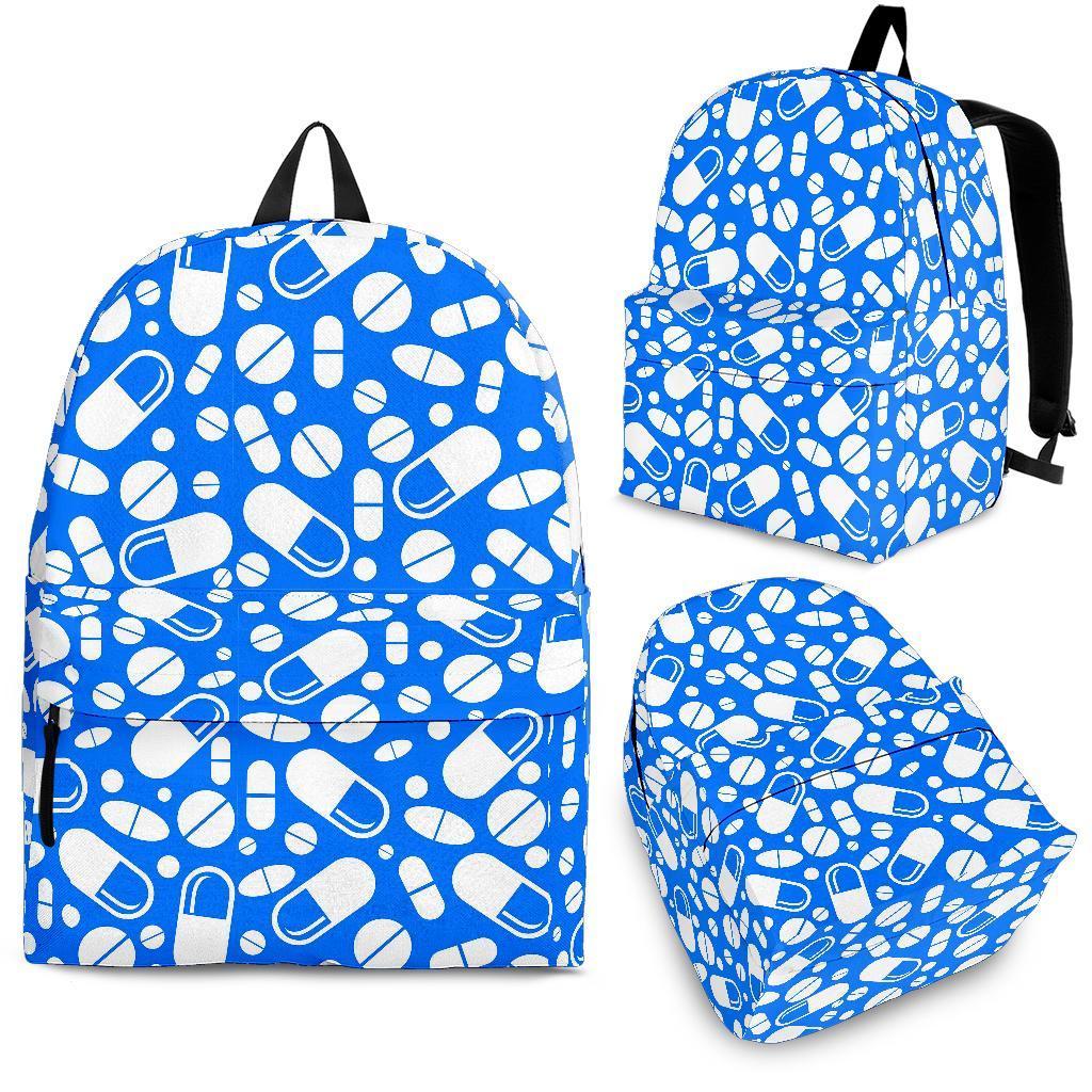 Pharmacy Pattern Print Backpack-grizzshop