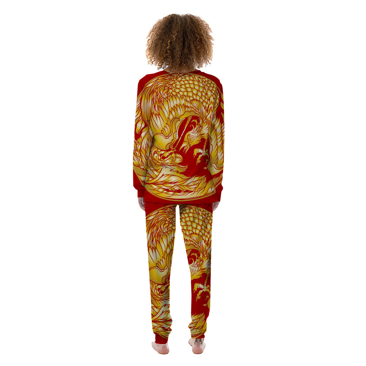 Phoenix Japanese Print Women's Pajamas-grizzshop