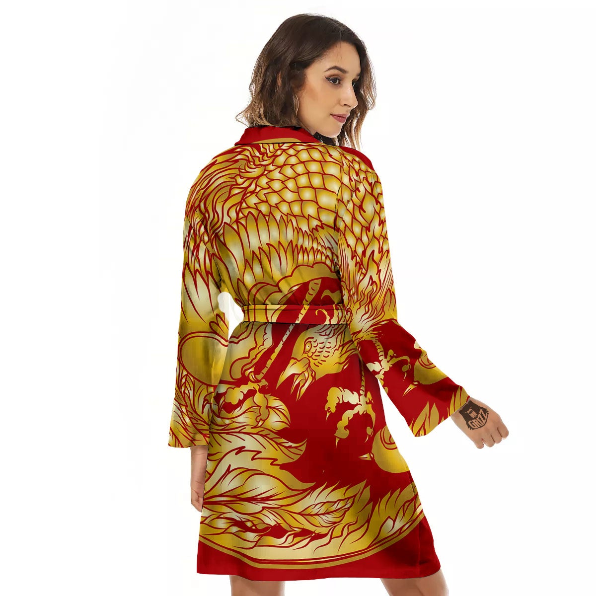 Phoenix Japanese Print Women's Robe-grizzshop