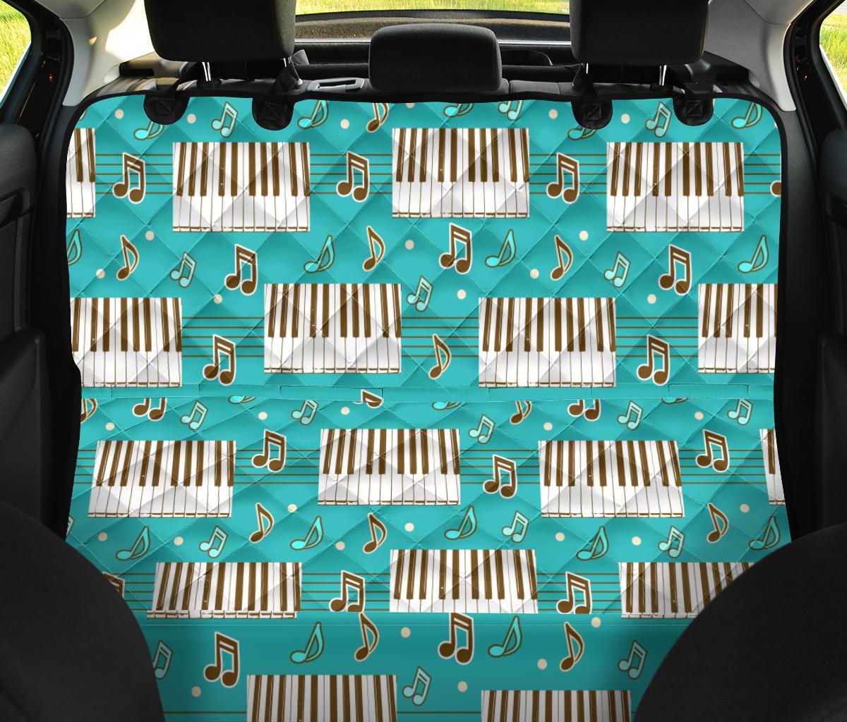 Piano Pattern Print Pet Car Seat Cover-grizzshop