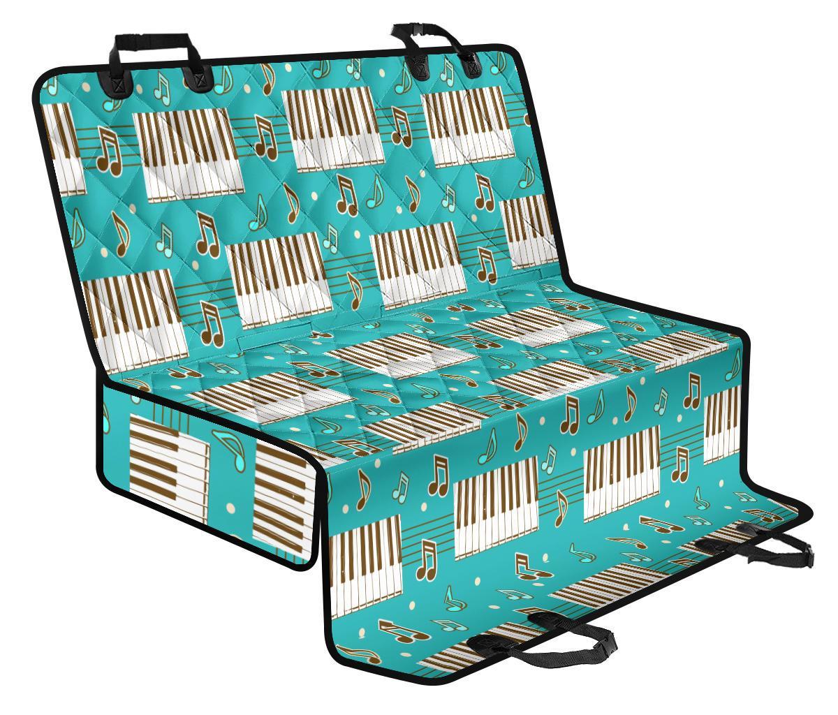 Piano Pattern Print Pet Car Seat Cover-grizzshop