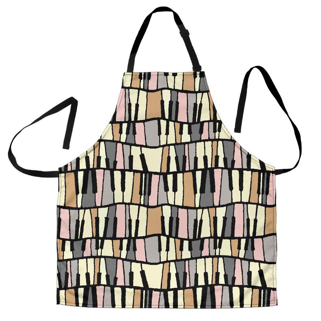 Piano Print Pattern Men's Apron-grizzshop