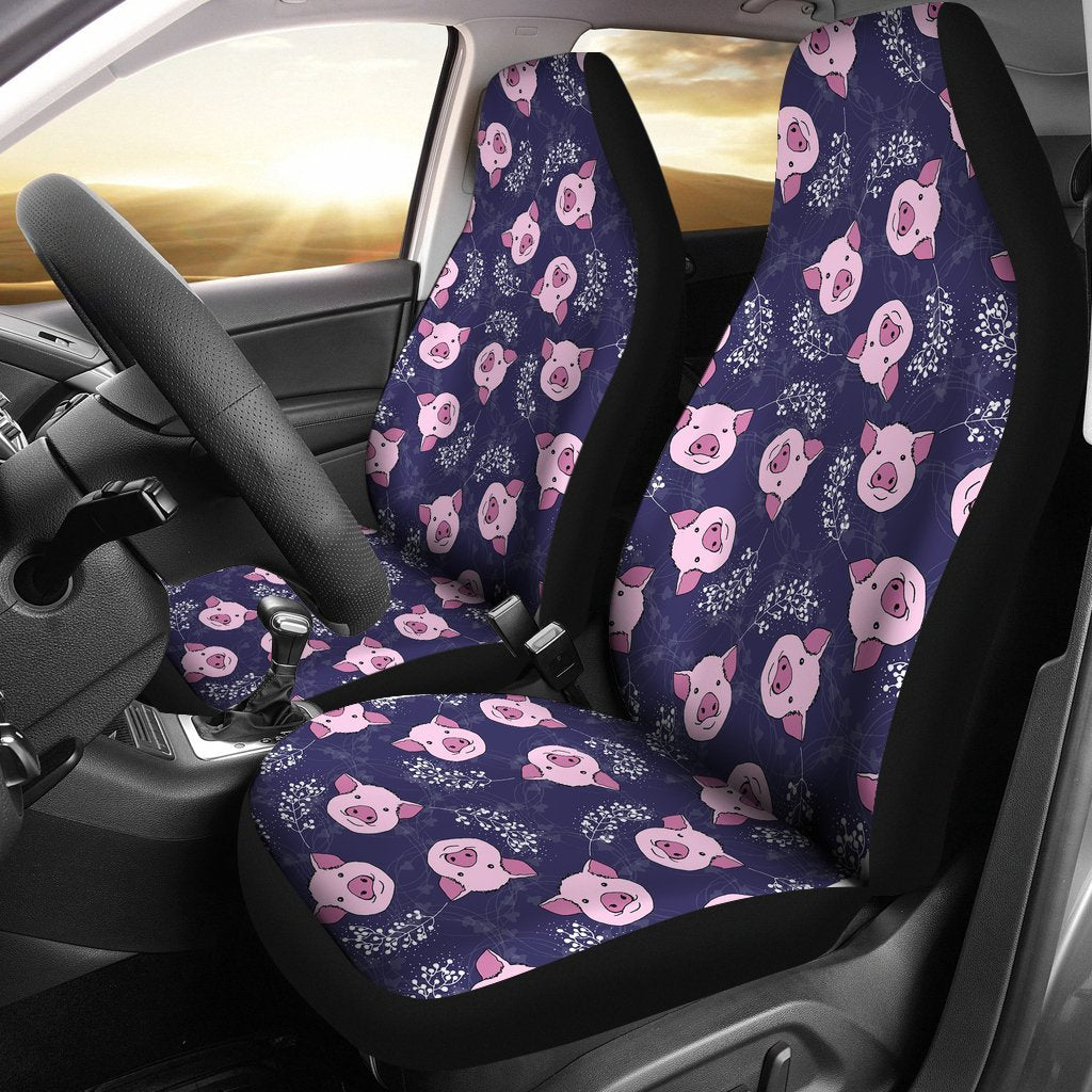 Pig Pattern Print Universal Fit Car Seat Cover-grizzshop