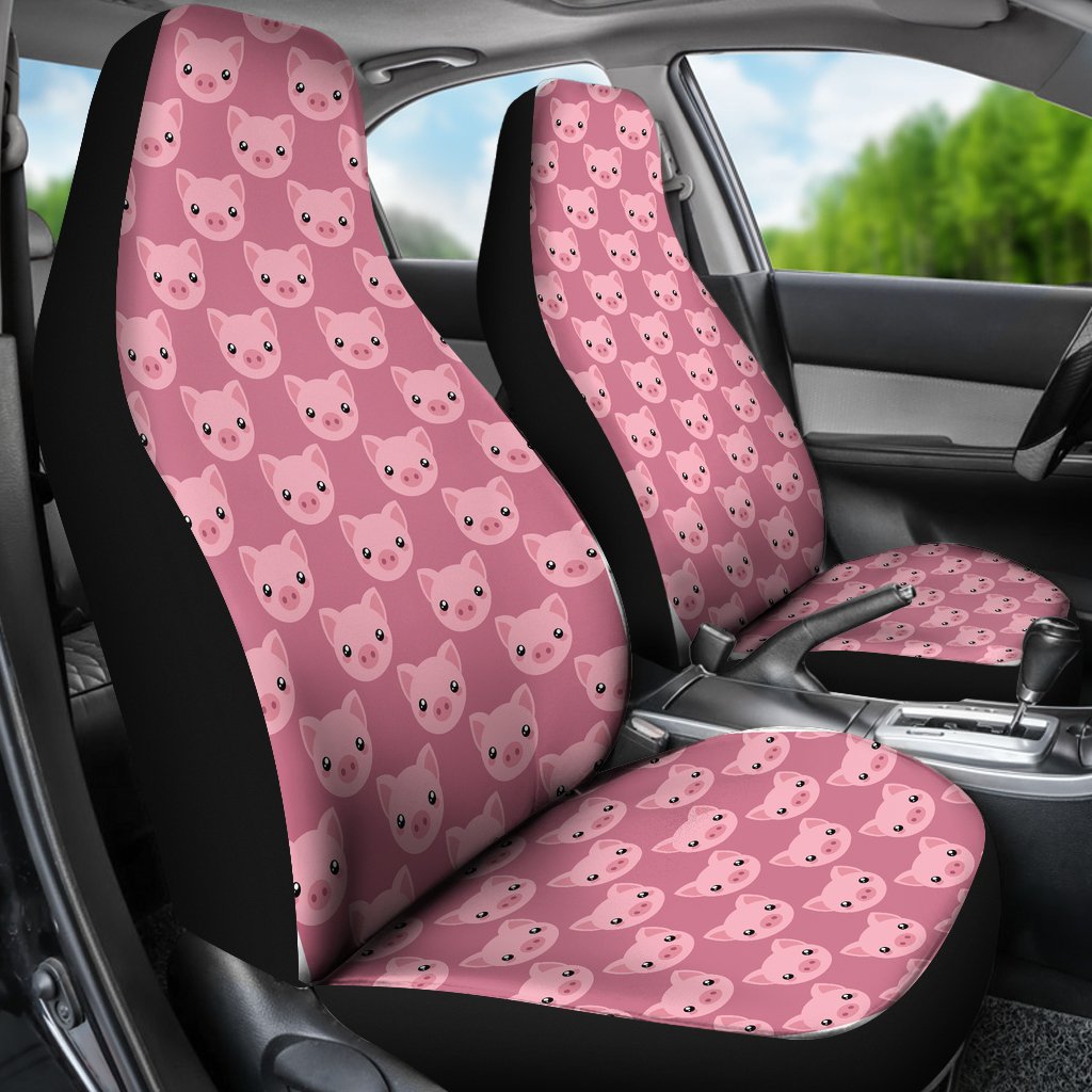 Pig Print Pattern Universal Fit Car Seat Cover-grizzshop
