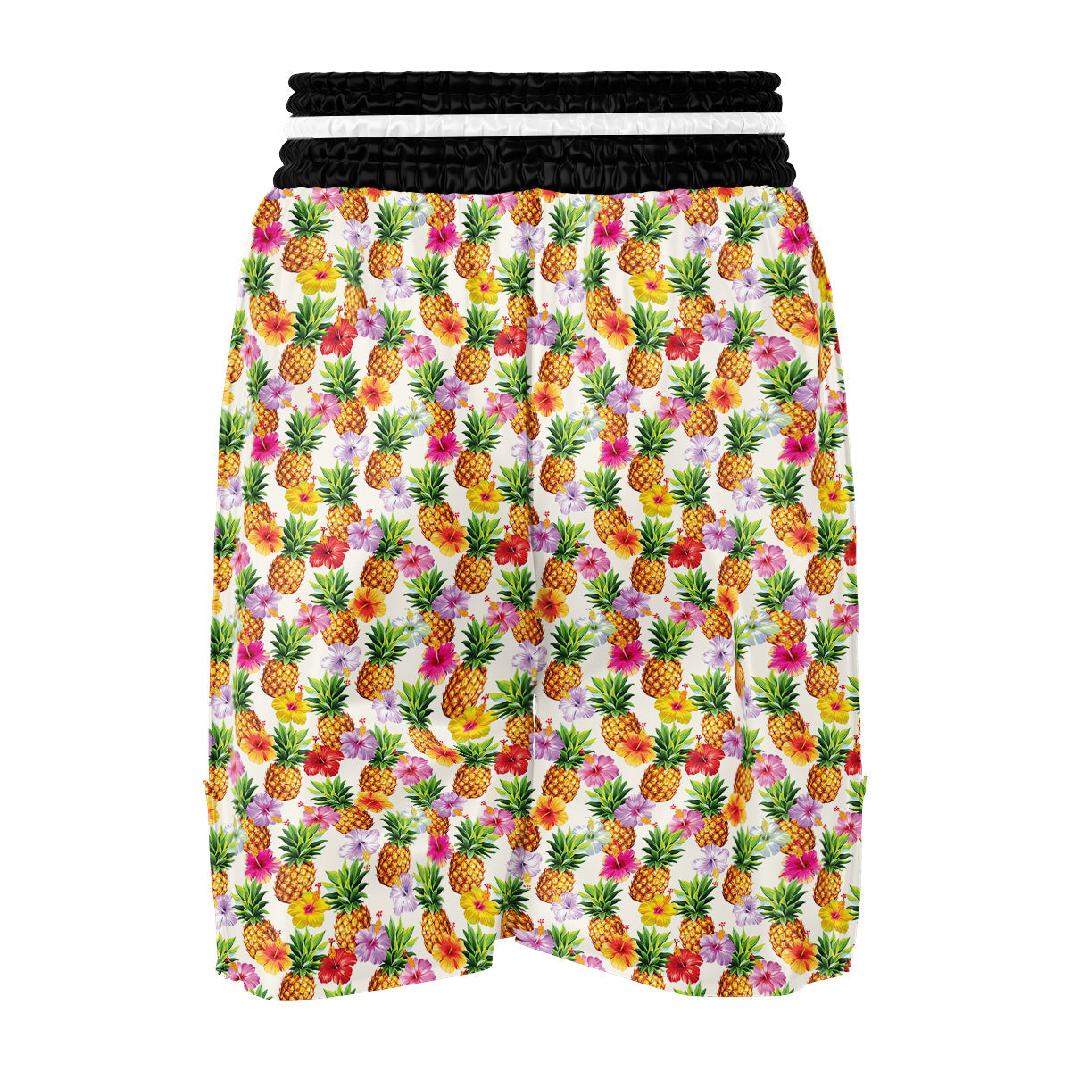 Pineapple Aloha Summer Print Pattern Boxing Shorts-grizzshop