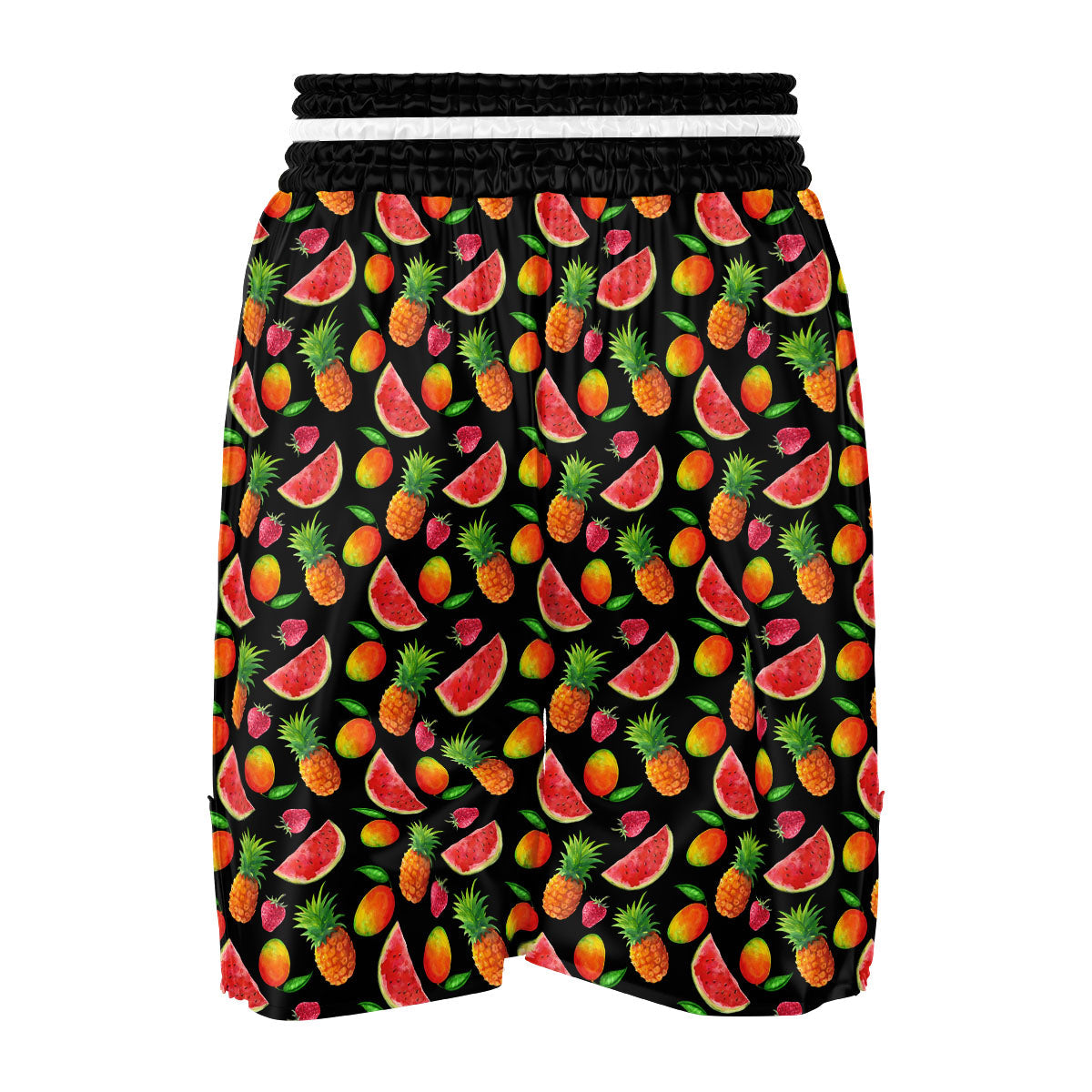 Pineapple Mix Fruit Print Pattern Boxing Shorts-grizzshop