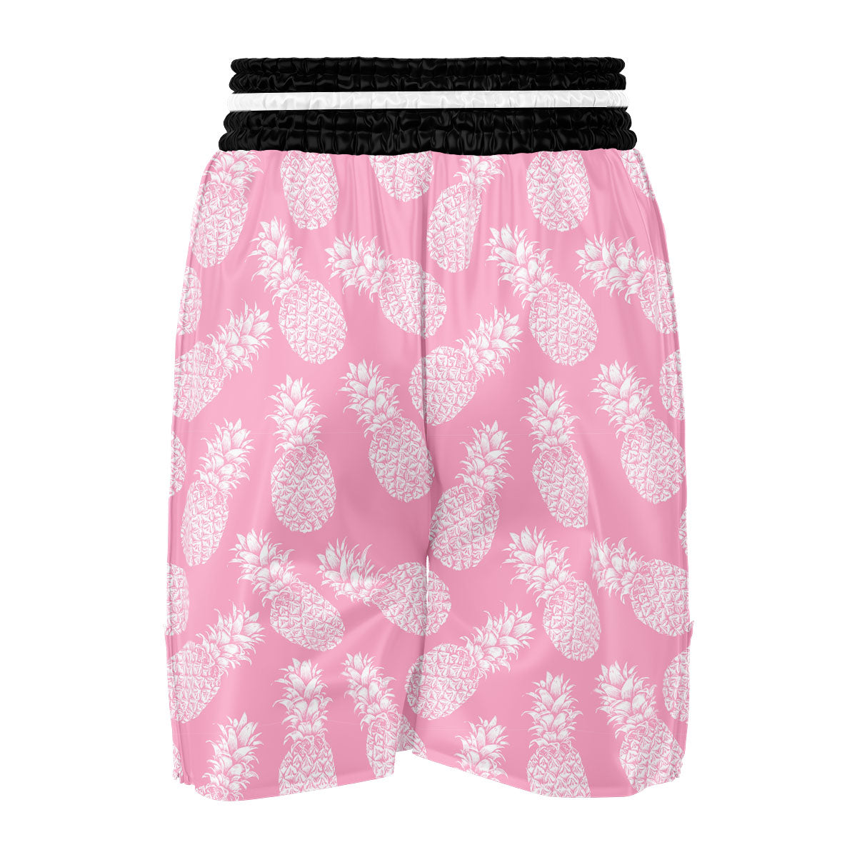 Pineapple Pink Print Pattern Boxing Shorts-grizzshop