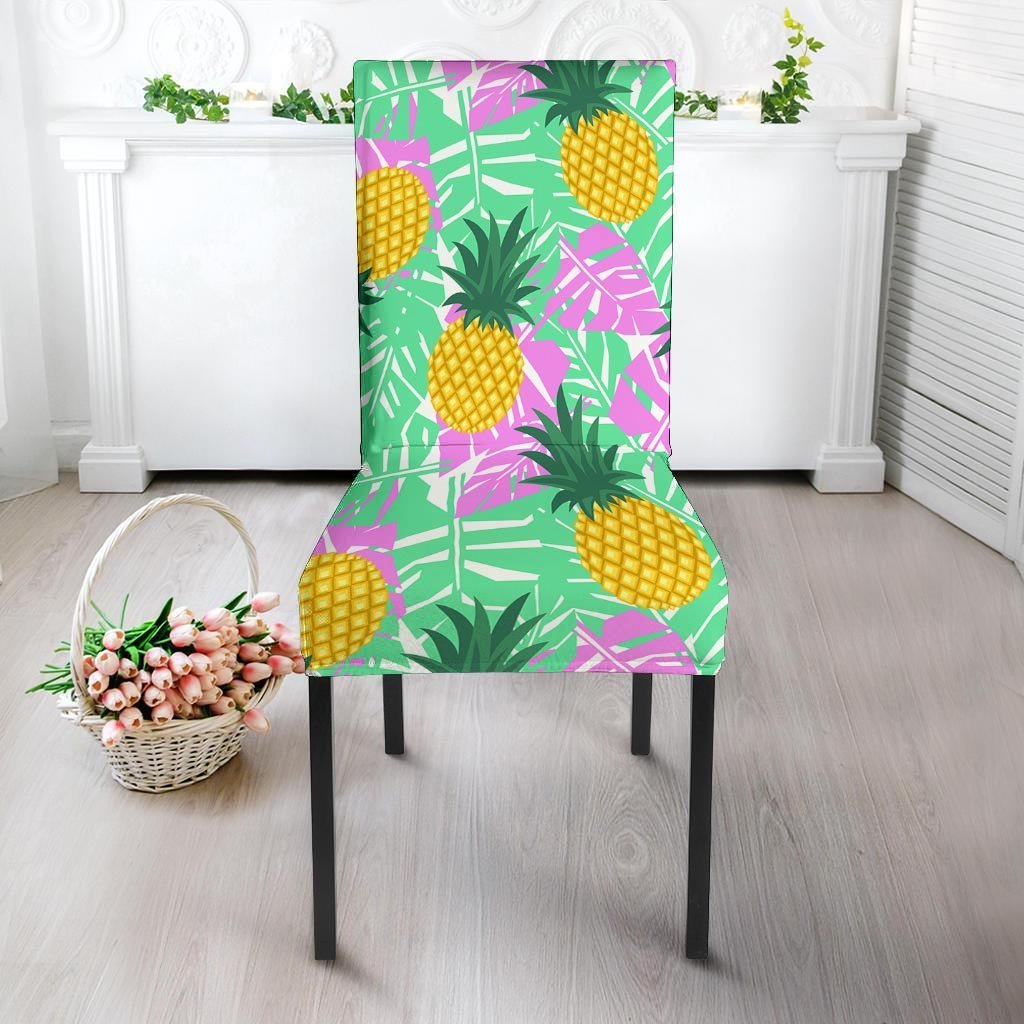Pineapple Print Chair Cover-grizzshop