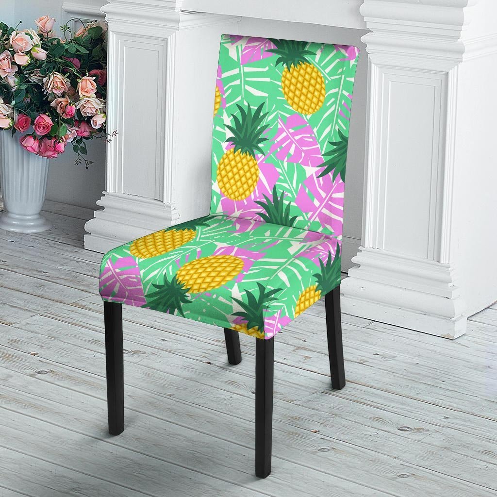 Pineapple Print Chair Cover-grizzshop