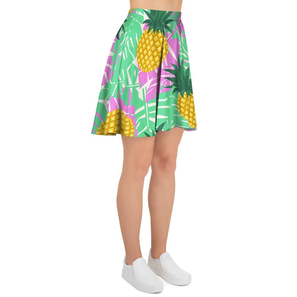 Pineapple Print Women's Skirt-grizzshop