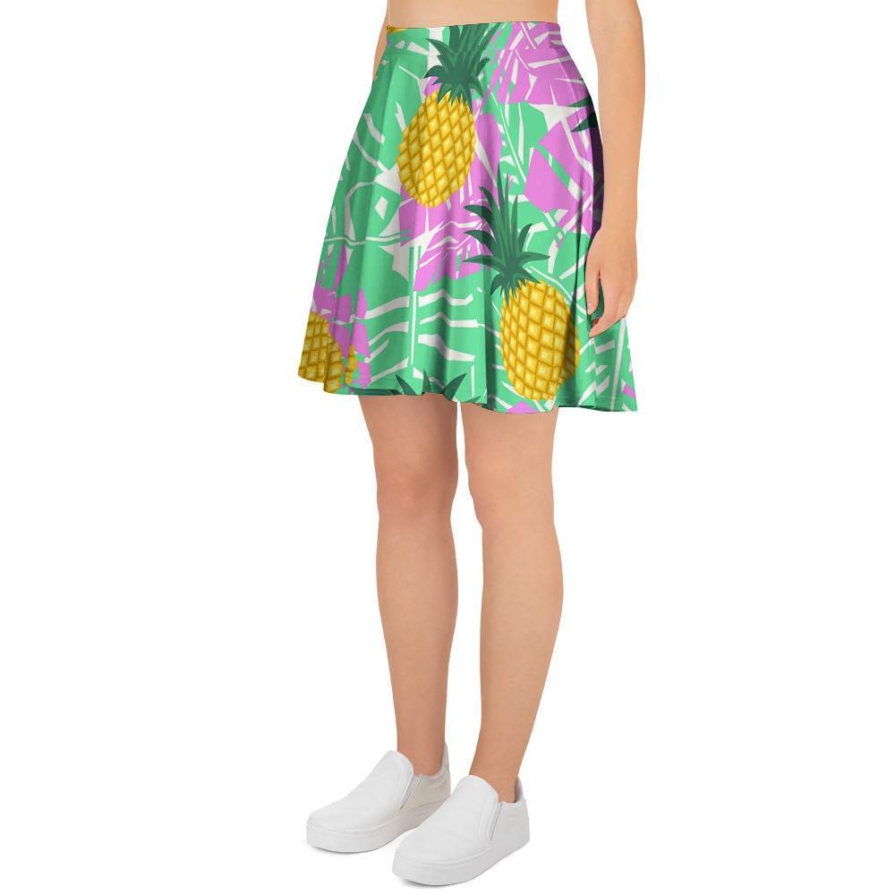 Pineapple Print Women's Skirt-grizzshop