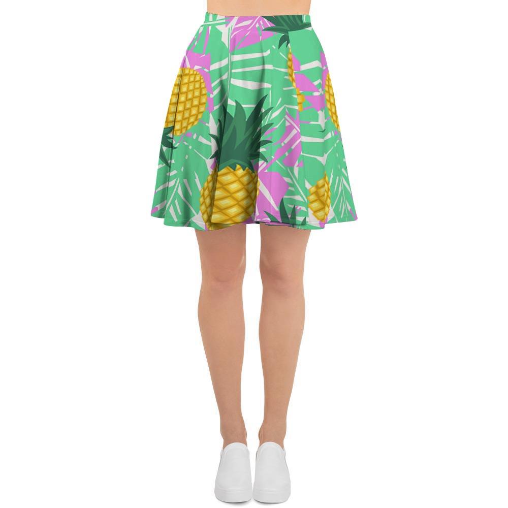 Pineapple Print Women's Skirt-grizzshop